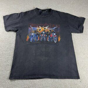Vintage 1998 Easyriders Atlanta Georgia Faded T-shirt Black Men's Size Large